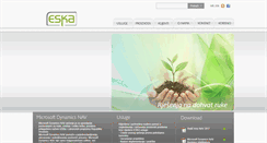 Desktop Screenshot of eska.hr